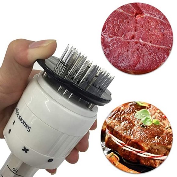 Chef Multifunctional Meat Tenderizer Needle Stainless Steel, Meat Injector Marin - Picture 9 of 9